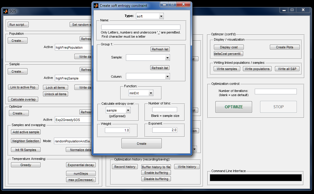 Creating an Entropy Constraint